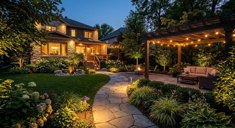 Backyard Lighting Service in Kansas City, KS