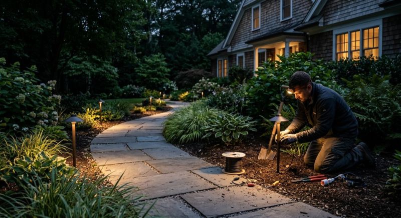 Outdoor Lighting Installation in Olathe, KS