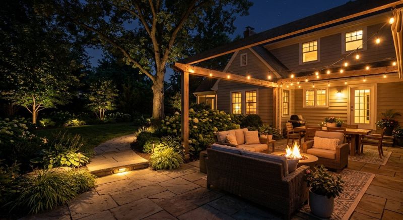 Backyard Lighting Service in Denver, CO