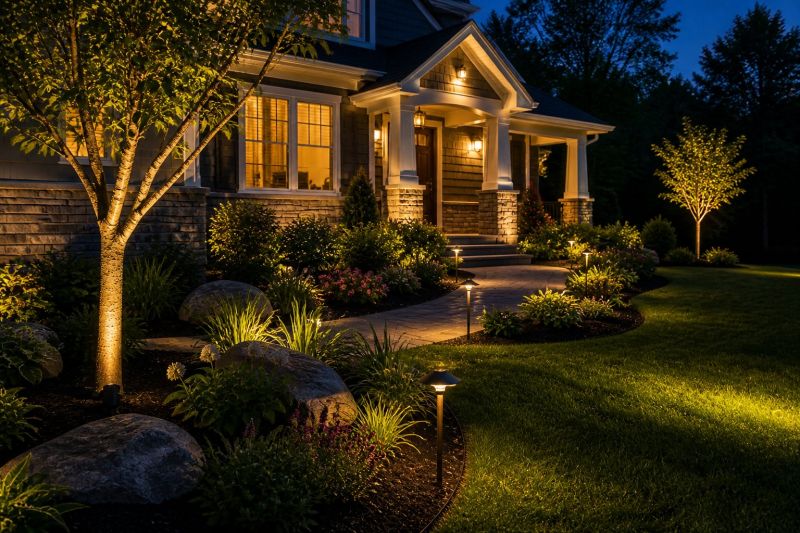 Garden Lighting Installation in Heber City, UT