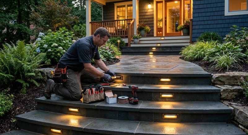 Walkway Lighting Installation in Honolulu, HI